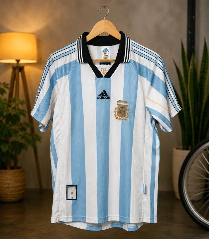 Argentina Home Jersey 1998 - Retro Kit