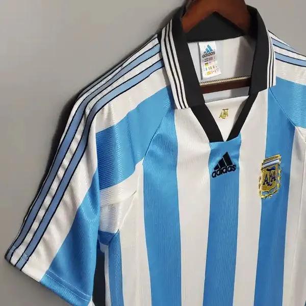 Argentina Home Jersey 1998 - Retro Kit view 3