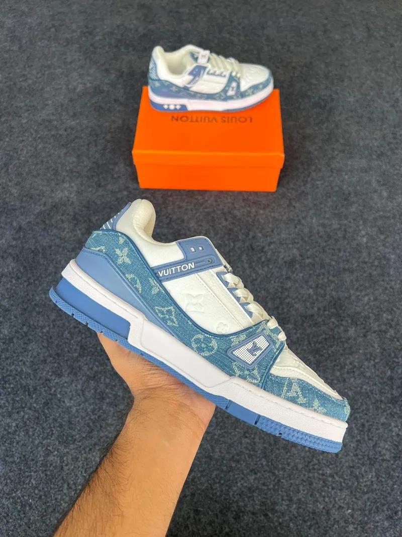 LV Trainer Sneaker - Blue