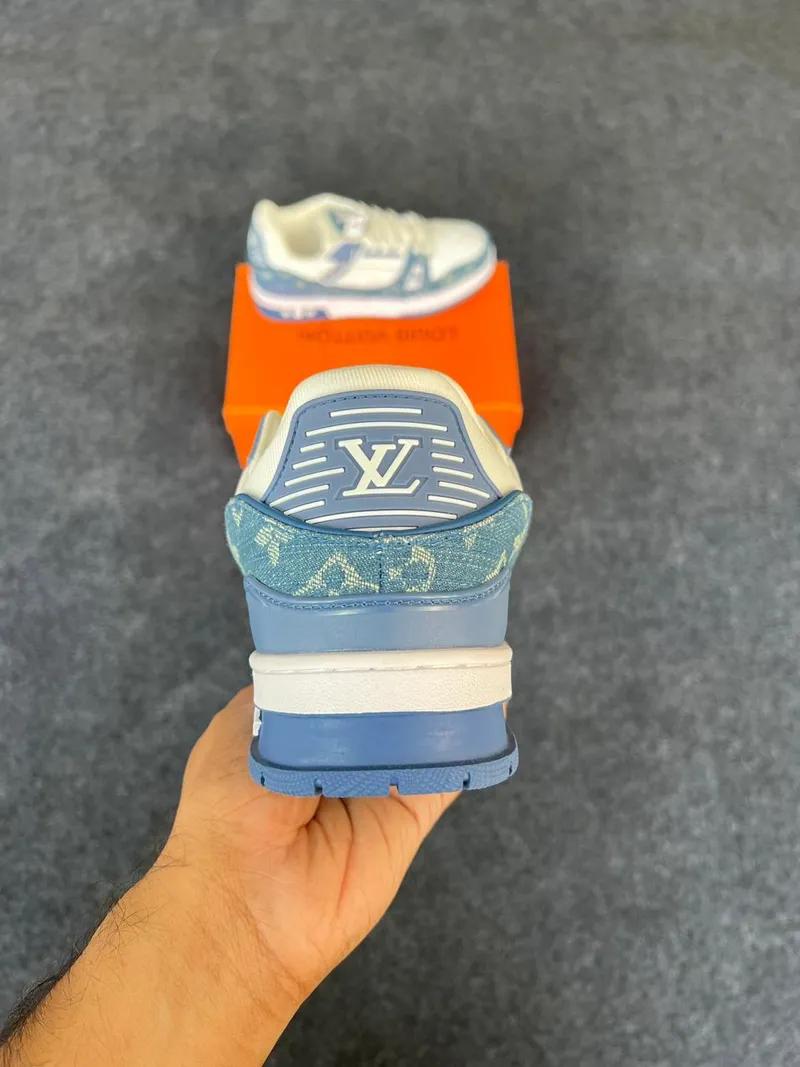 LV Trainer Sneaker - Blue view 5